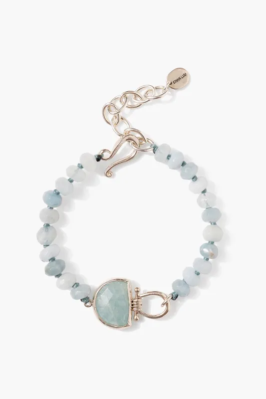 Luna Bracelet Aquamarine sold by Chan Luu