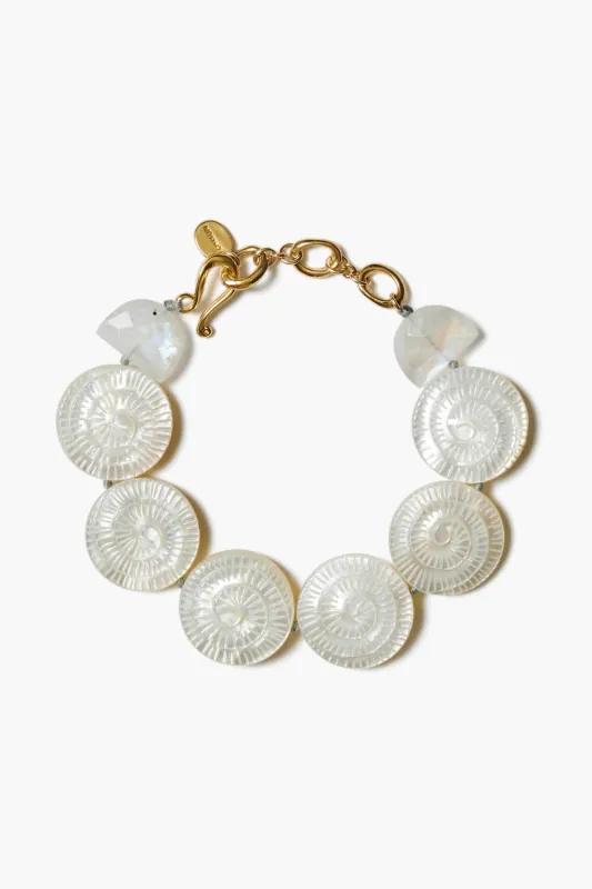 Nautilus Bracelet White MOP sold by Chan Luu