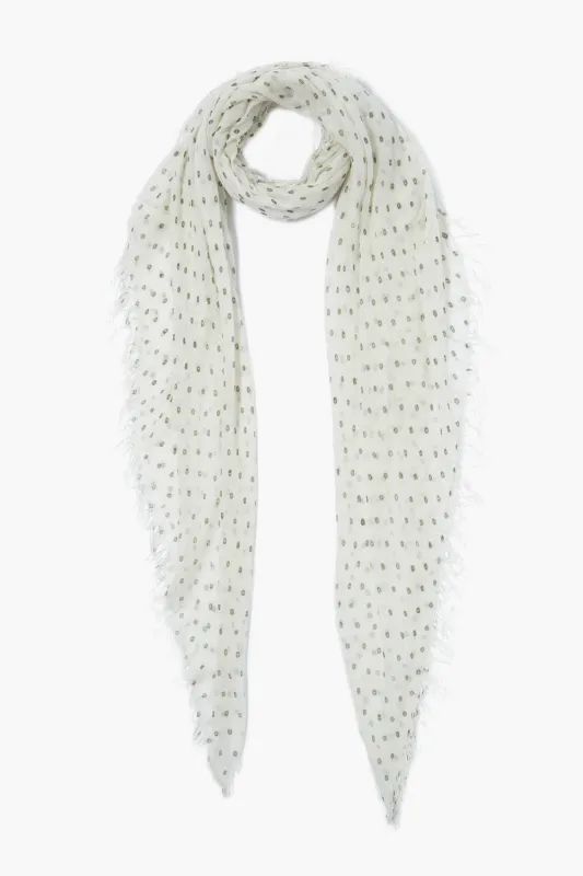 Cashmere and Silk Scarf Kombu Dot sold by Chan Luu