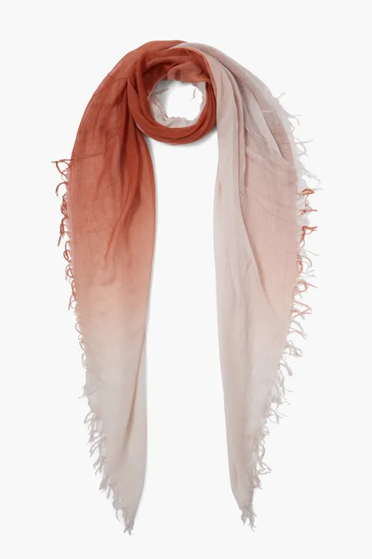 Cashmere and Silk Scarf Picante Dip Dyed sold by Chan Luu