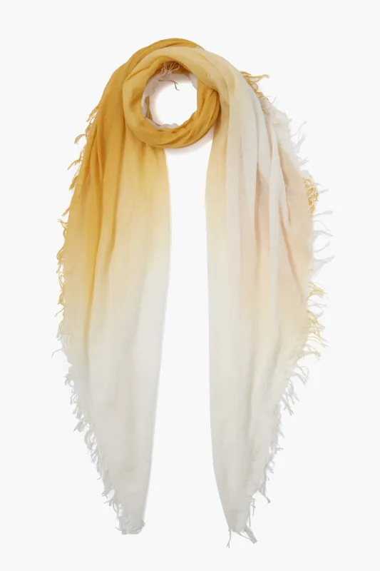 Cashmere and Silk Scarf Honey Dip Dyed sold by Chan Luu