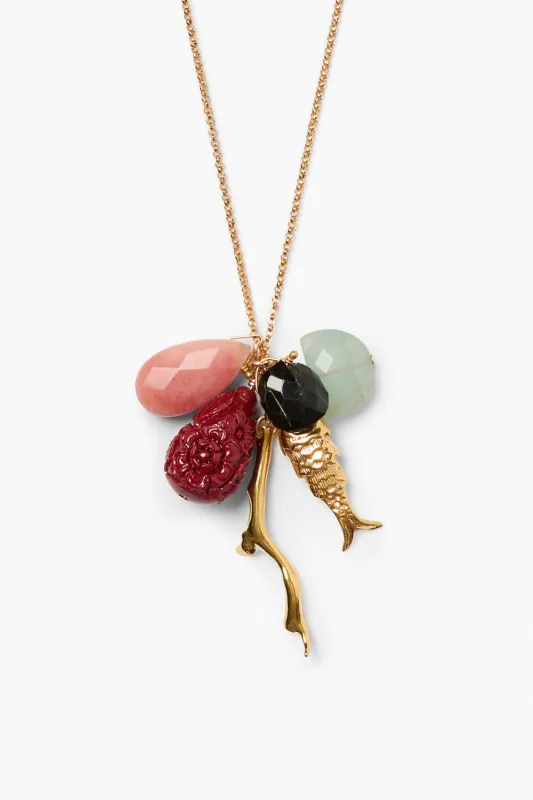 Anemone Charm Necklace Multi sold by Chan Luu