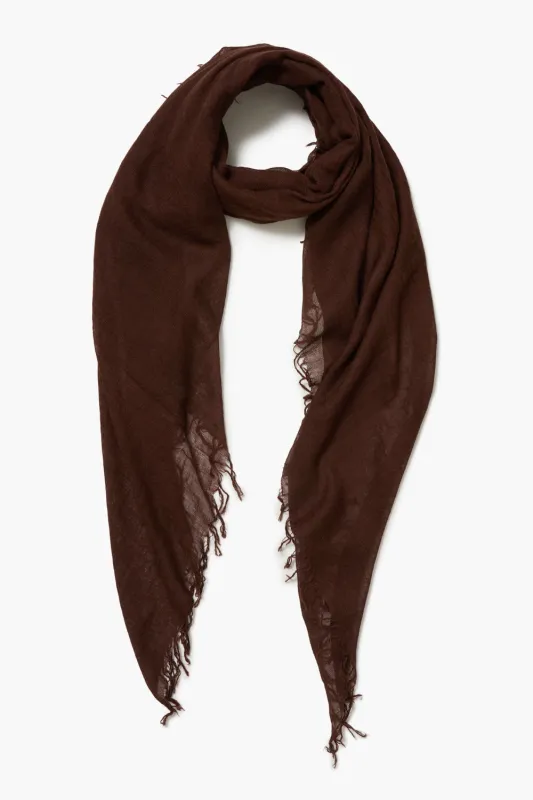 Cashmere and Silk Scarf Espresso sold by Chan Luu