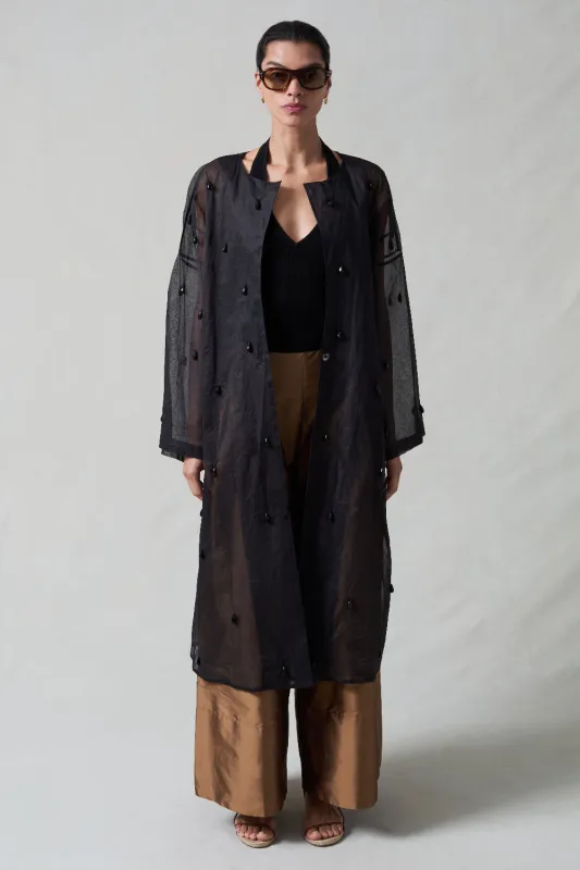 Chandelier Paper Trench Black made by Chan Luu