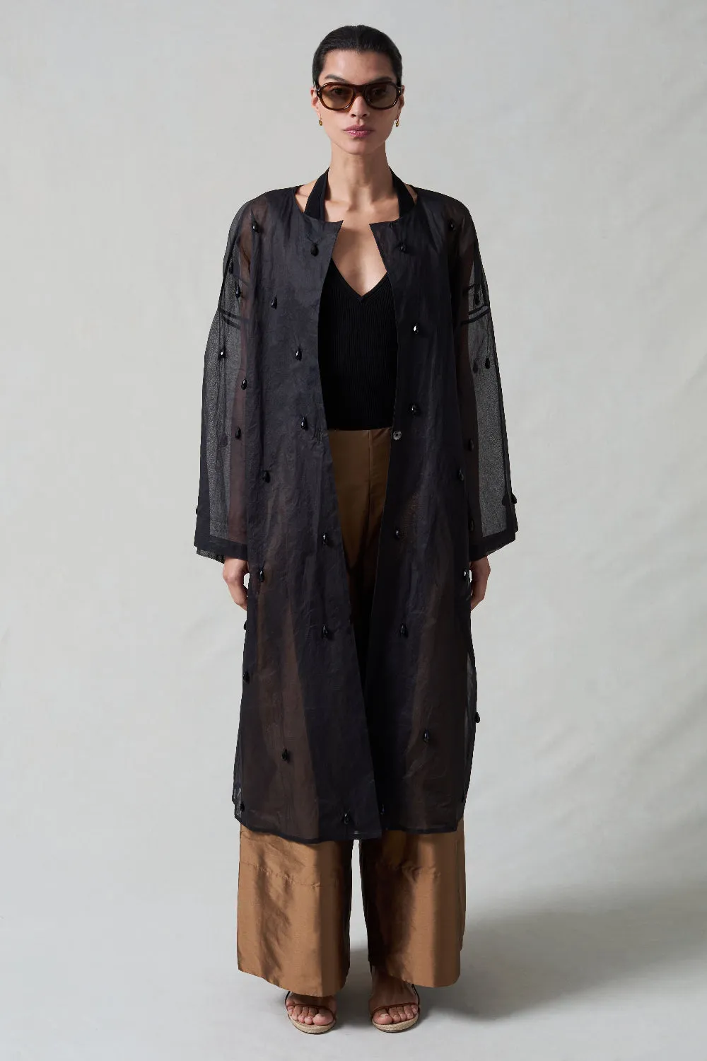 Chandelier Paper Trench Black sold by Chan Luu