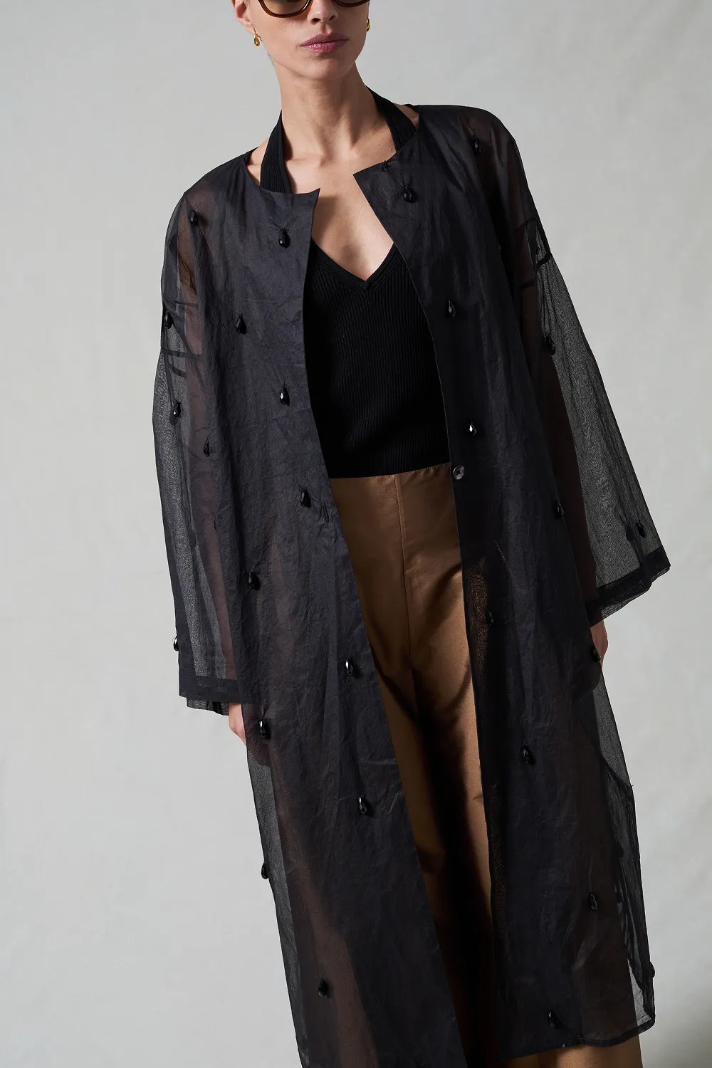 Chandelier Paper Trench Black sold by Chan Luu product image thumbnail 3