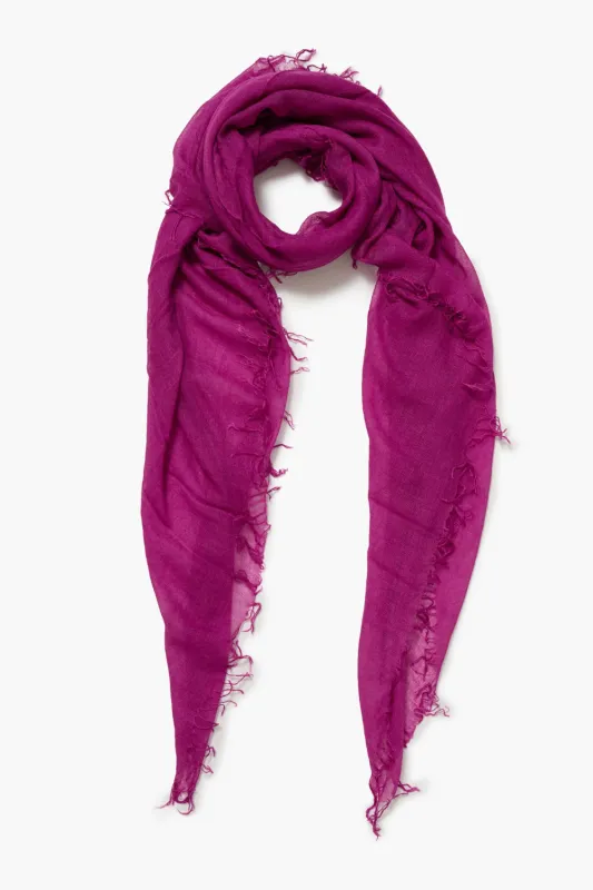 Cashmere and Silk Scarf Purple Orchid sold by Chan Luu