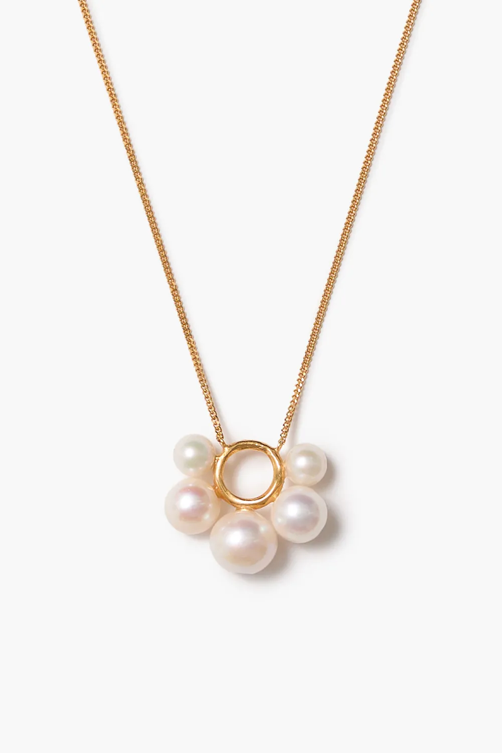 Soleil Pendant Necklace White Pearl sold by Chan Luu