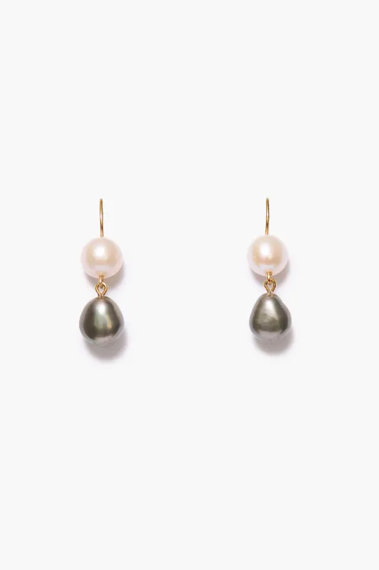 Ombre Pearl Earrings Multi sold by Chan Luu