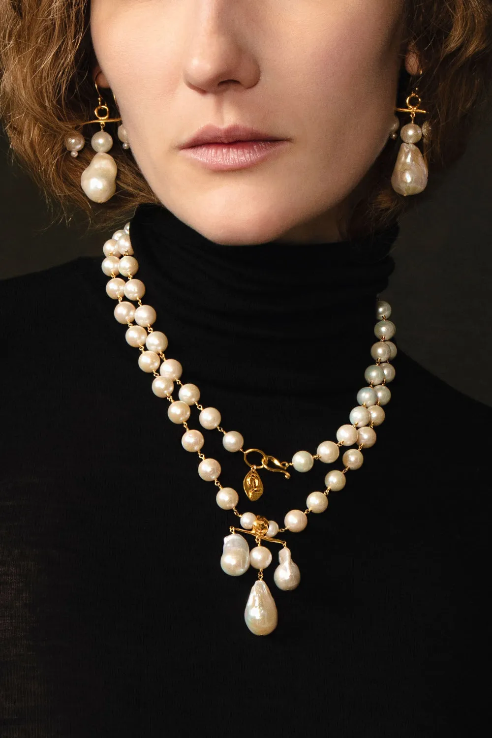 Caroline Earrings White Pearl sold by Chan Luu product image thumbnail 2