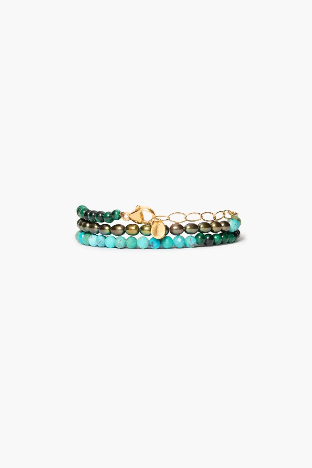 Gaia Naked Wrap Bracelet Turquoise sold by Chan Luu product image thumbnail 2