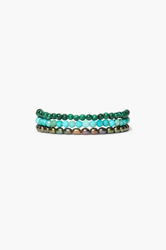 Gaia Naked Wrap Bracelet Turquoise sold by Chan Luu