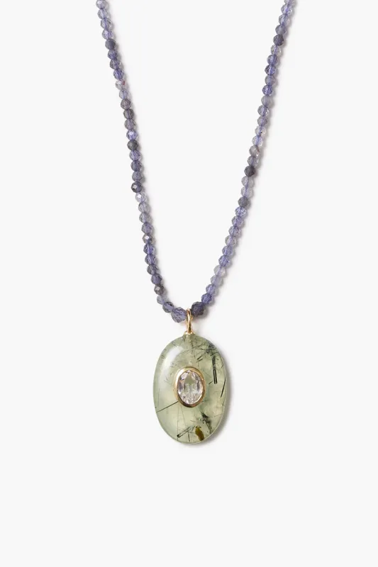 Seed Necklace Prehnite made by Chan Luu