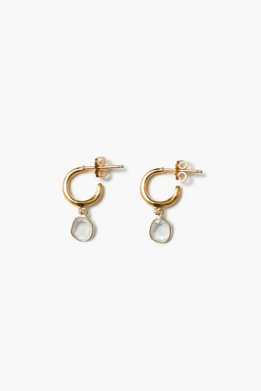 Mirage Hoop Earrings Yellow Gold made by Chan Luu
