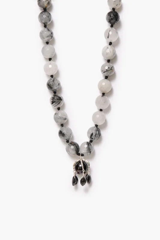 Lark Drip Necklace Tourmilated Quartz sold by Chan Luu