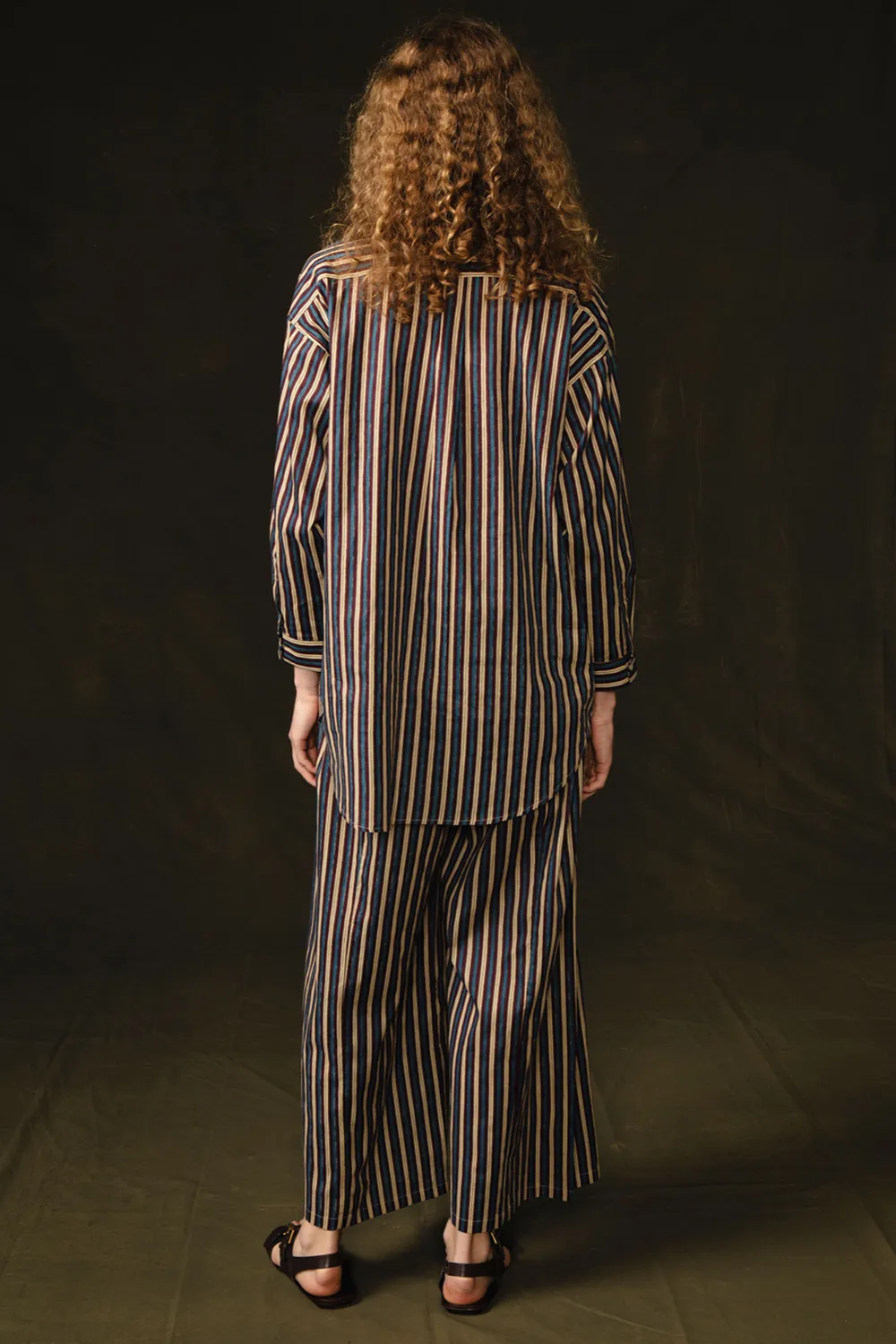 Pinstripe Printed Set Blue sold by Chan Luu product image thumbnail 3