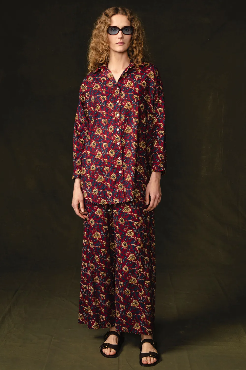 Wild Rose Printed Set Scarlet sold by Chan Luu