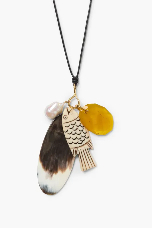 Shoal Charm Necklace Multi sold by Chan Luu
