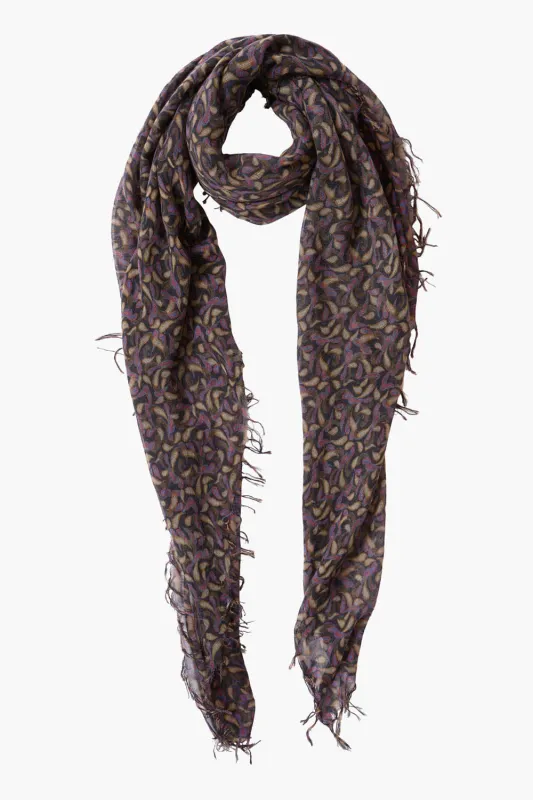 Cashmere and Silk Scarf Lapis Paisley sold by Chan Luu