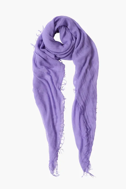 Cashmere and Silk Scarf Purple sold by Chan Luu