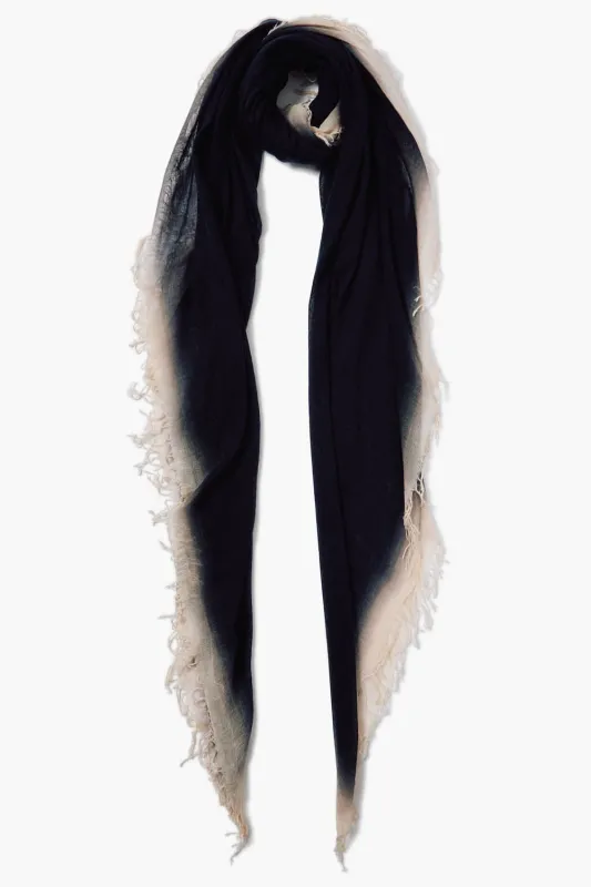 Cashmere and Silk Scarf Black Burnout sold by Chan Luu