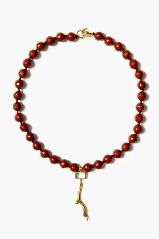 Reef Necklace Red Jasper made by Chan Luu