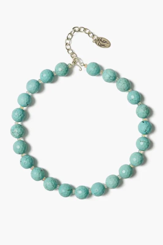 Oona Necklace Turquoise sold by Chan Luu