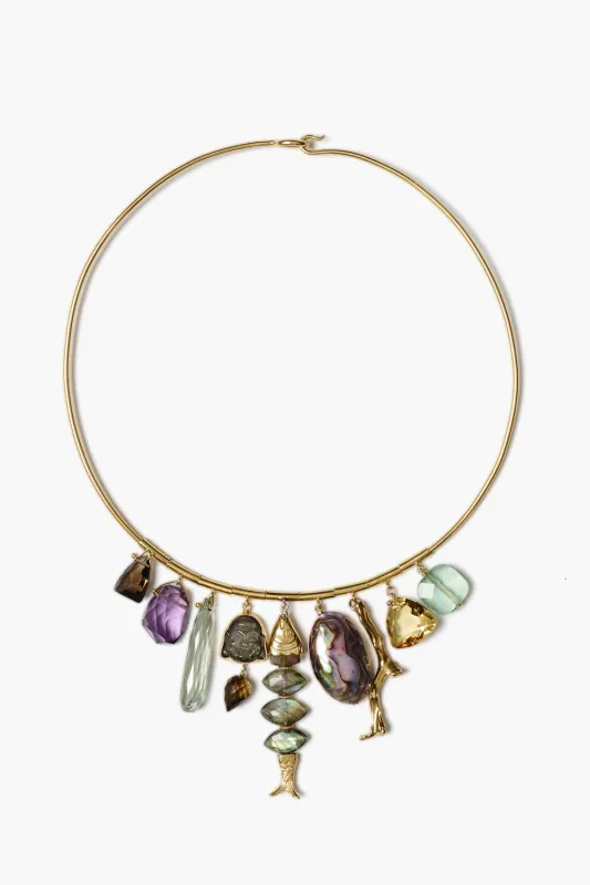Orris Collar Necklace Multi sold by Chan Luu