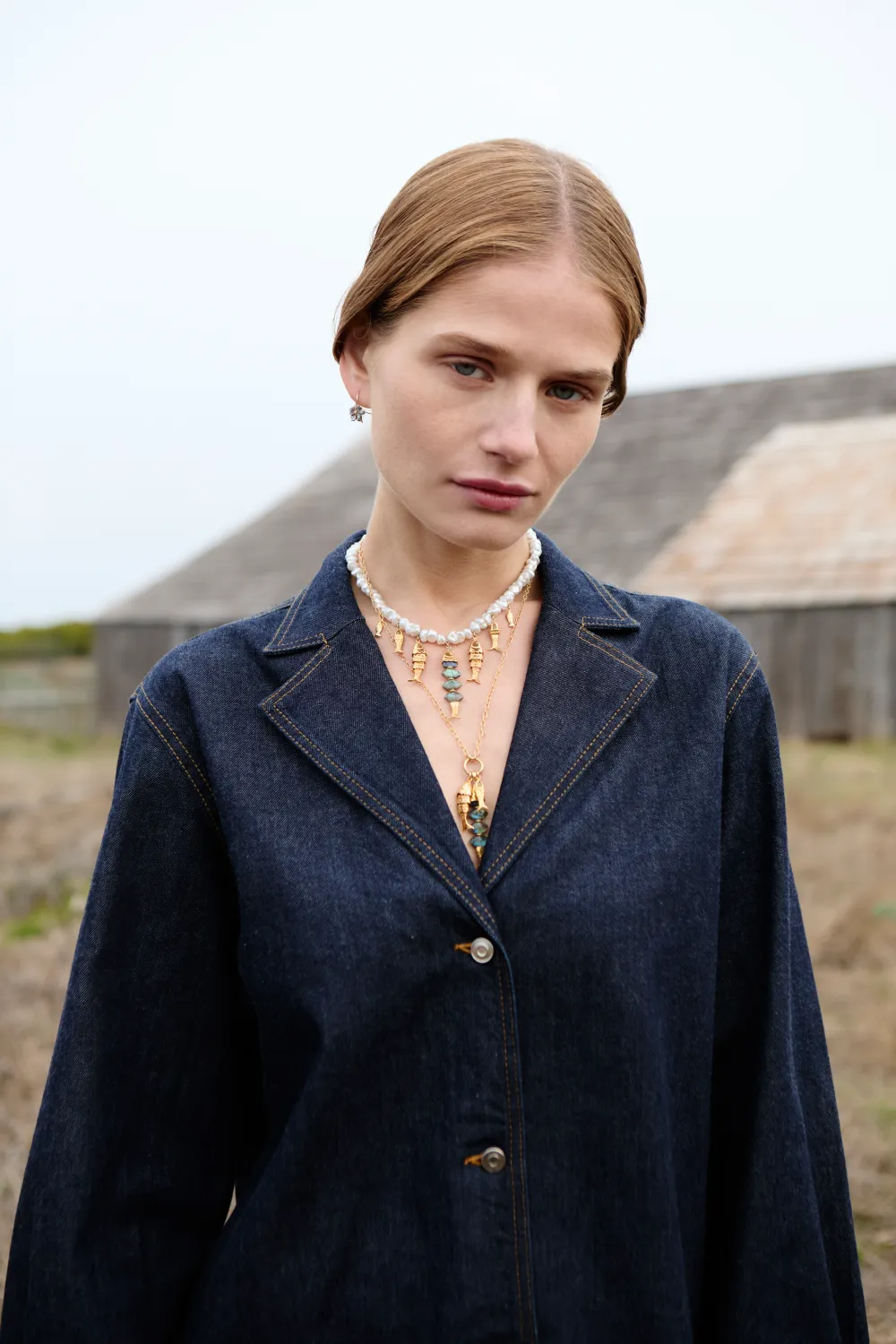 Orris Necklace White Pearl Mix sold by Chan Luu product image thumbnail 3