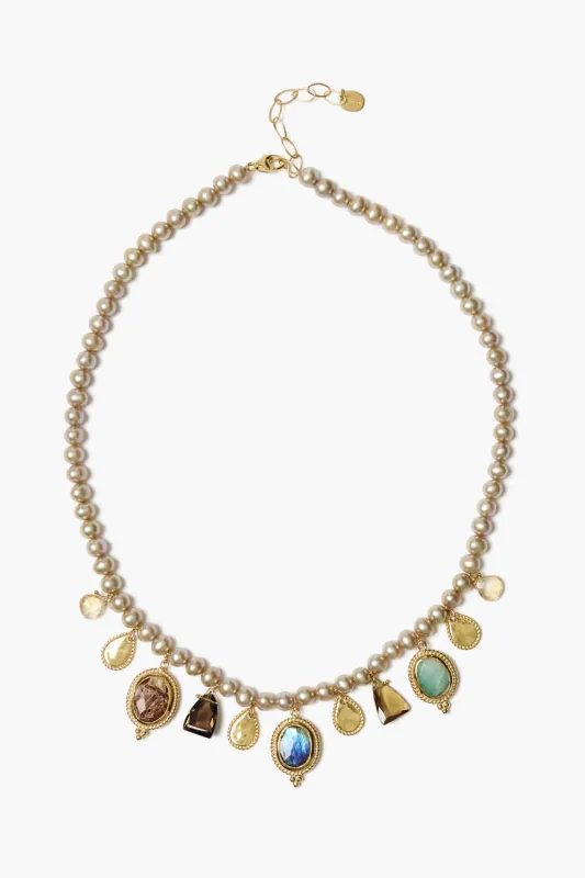 Vignette Charm Necklace Multi sold by Chan Luu