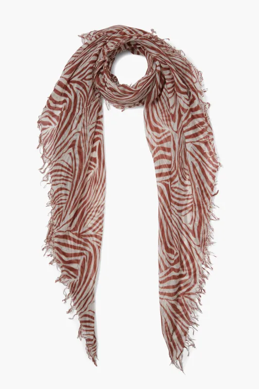 Cashmere and Silk Scarf Sequoia Zebra sold by Chan Luu