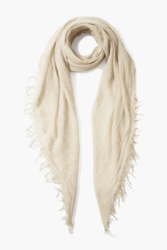 Cashmere and Silk Scarf Seed Pearl Metallic sold by Chan Luu