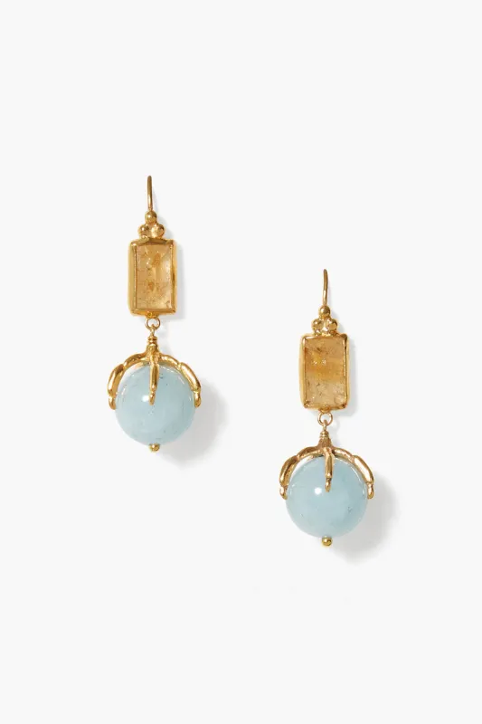 Lark Drop Earrings Citrine Mix sold by Chan Luu