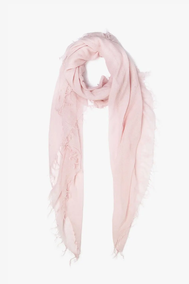 Cashmere and Silk Scarf Mauve Chalk sold by Chan Luu