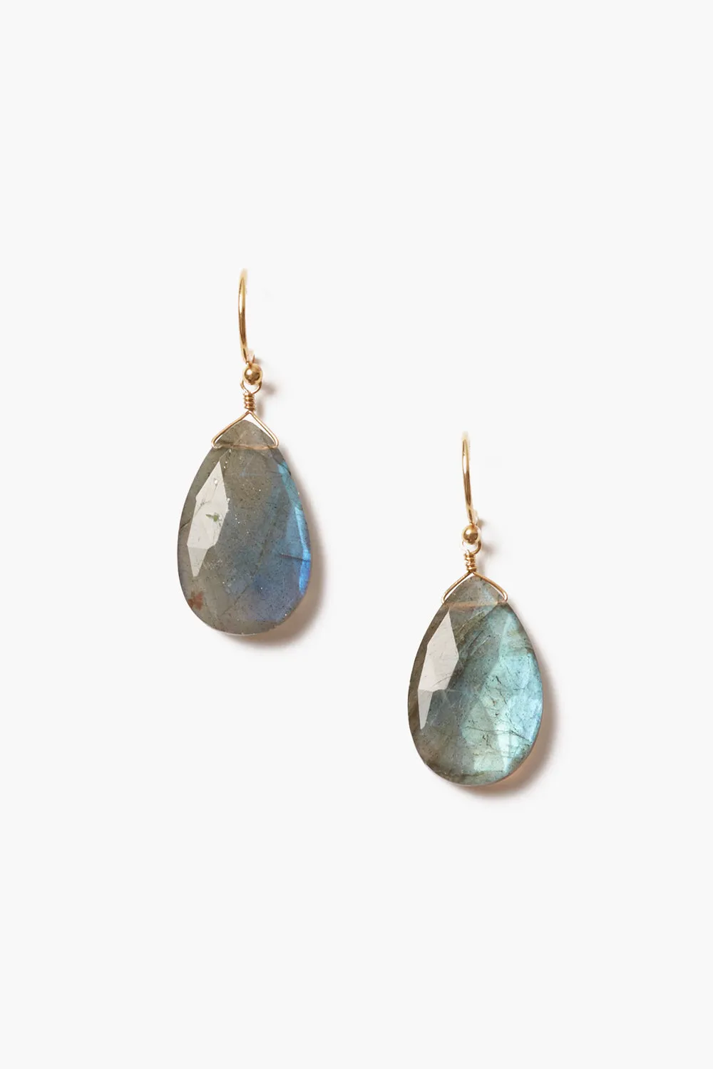 Yasmine Earrings Labradorite sold by Chan Luu