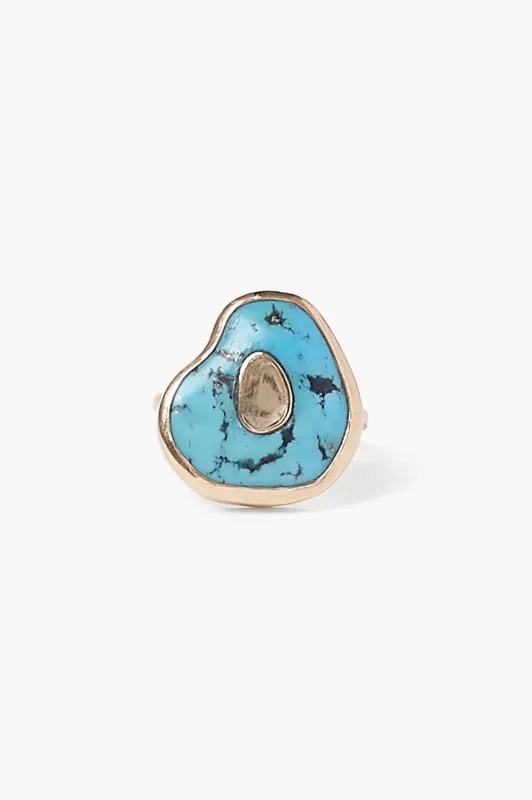 14k Oasis Ring Turquoise sold by Chan Luu