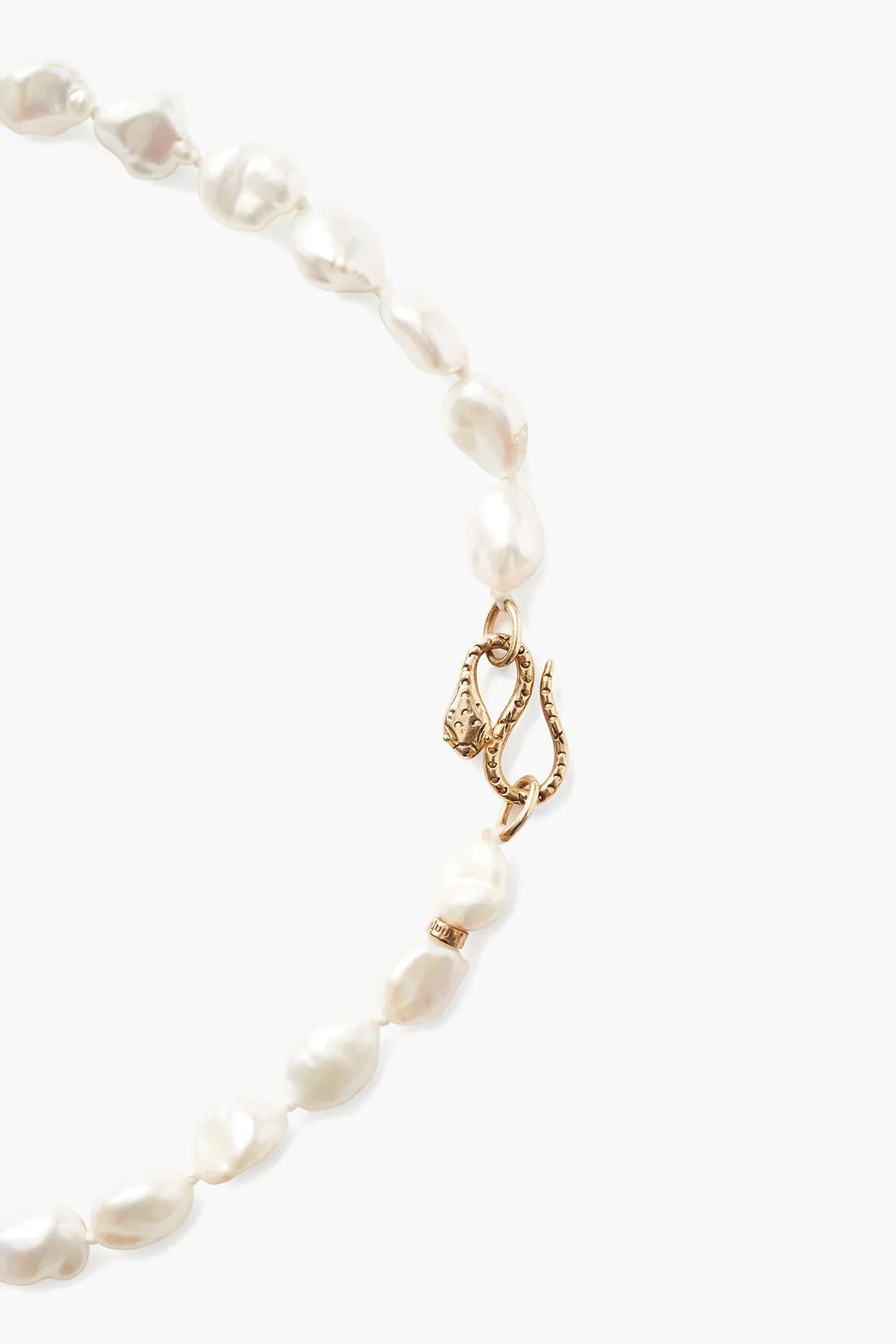Keshi Pearl Cobra Necklace White sold by Chan Luu product image thumbnail 2