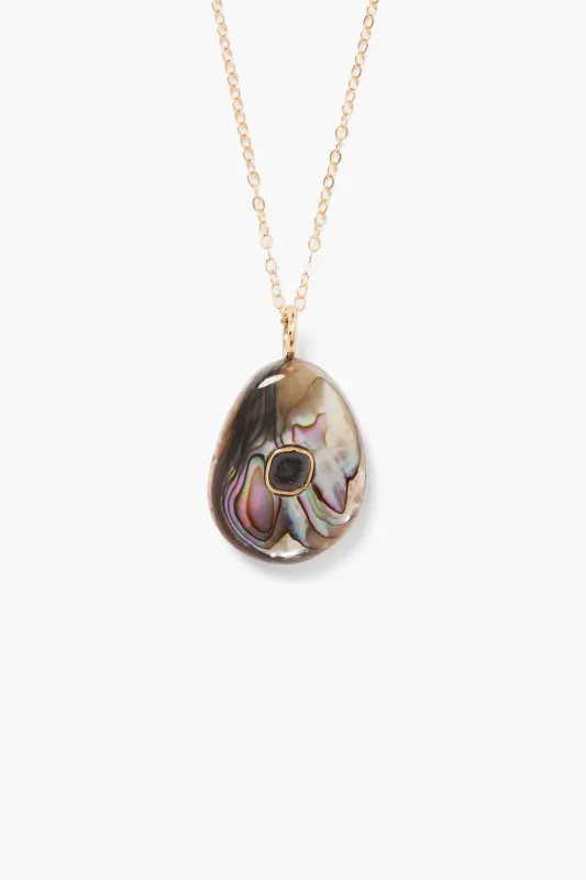 14k Oasis Necklace Abalone sold by Chan Luu