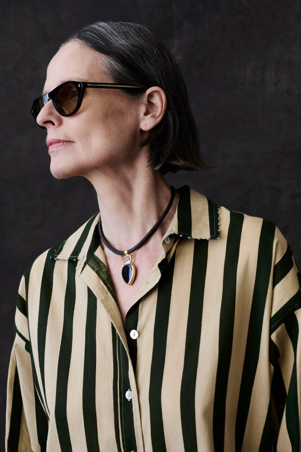 Totem Leather Necklace Hypersthene sold by Chan Luu product image thumbnail 3