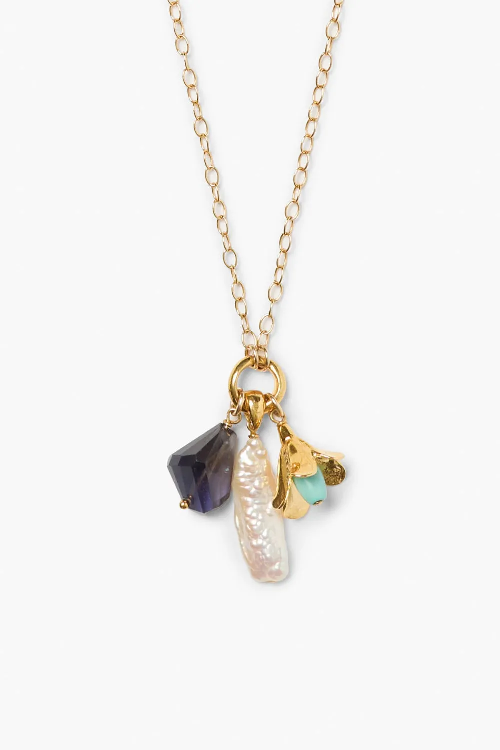 Bellflower Charm Necklace Multi sold by Chan Luu