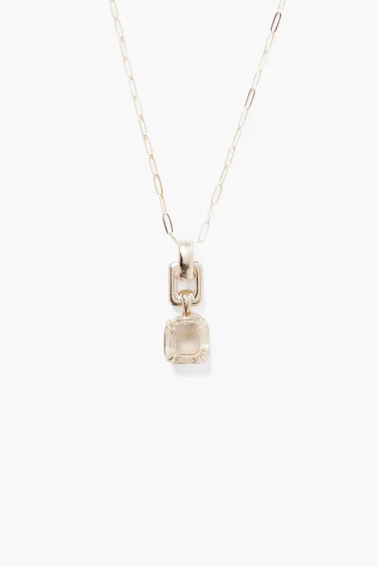 Ellis Necklace Crystal Silver made by Chan Luu