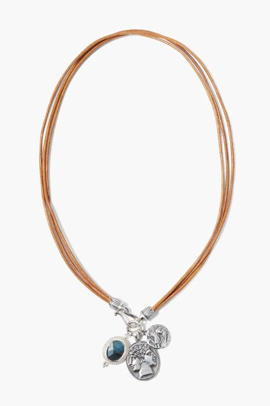 Roma Charm Necklace Labradorite Mix made by Chan Luu