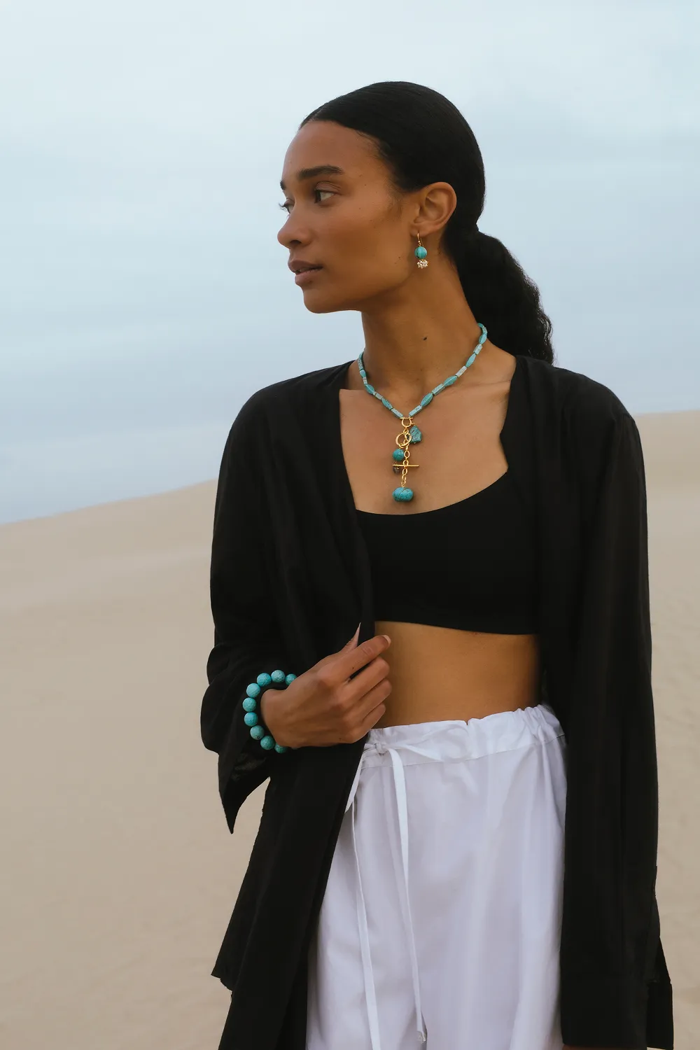 Lima Earrings Turquoise sold by Chan Luu product image thumbnail 2