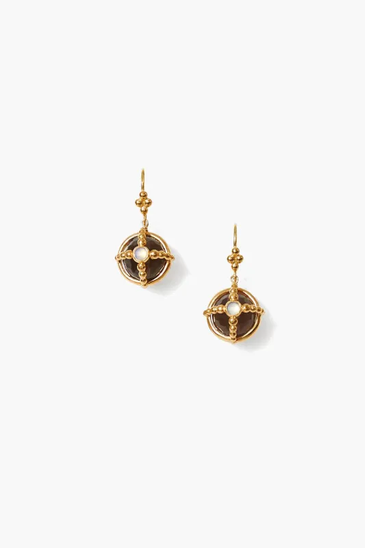 Charlotte Earrings Smoky Mix made by Chan Luu