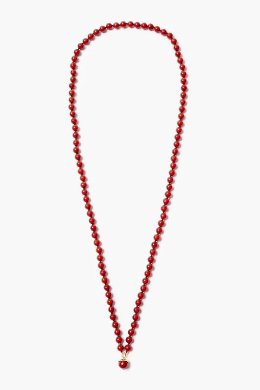 Bell Necklace Red Jasper made by Chan Luu