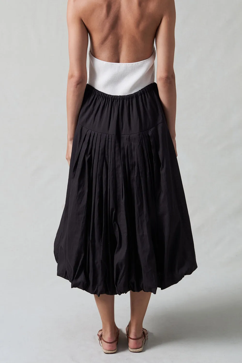 Million Pleats Bubble Skirt Black sold by Chan Luu product image thumbnail 3