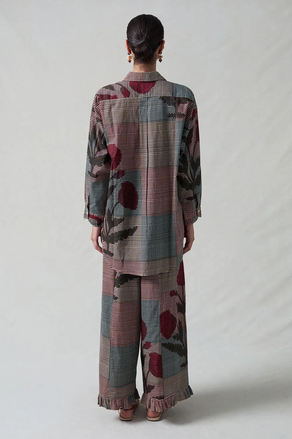 Dandelion Printed Set Multi Blue Check sold by Chan Luu product image thumbnail 4