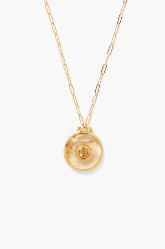 Victoria Necklace Citrine made by Chan Luu