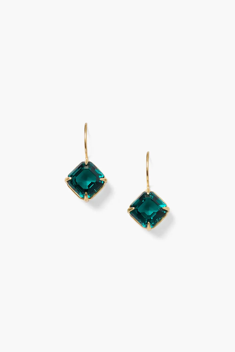 Lumi Drop Earrings Emerald sold by Chan Luu