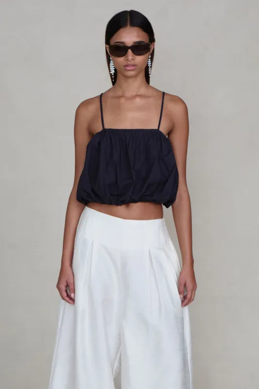 Bubble Top Midnight Navy made by Chan Luu